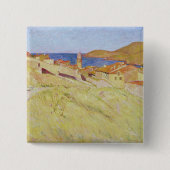 Collioure Landscape Vierkante Button 5,1 Cm (Voorkant)