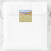 Collioure Landscape Vierkante Sticker (Tas)