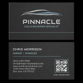 Collision Repair Specialist QR Code Professional Visitekaartje