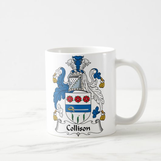 Collison Family Crest Koffiemok (Rechts)
