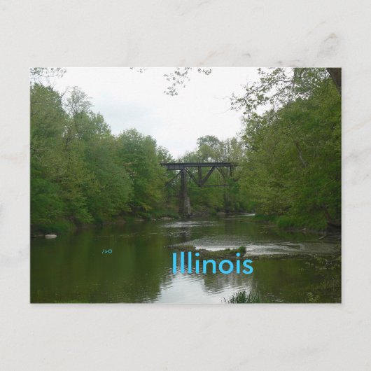 Collisontrestle Illinois Briefkaart (Voorkant)