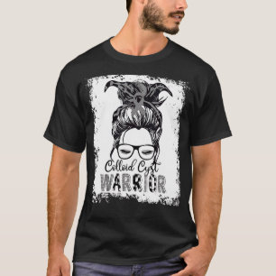 Colloid Cyst Awareness Warrior Ribbon Awareness T-shirt