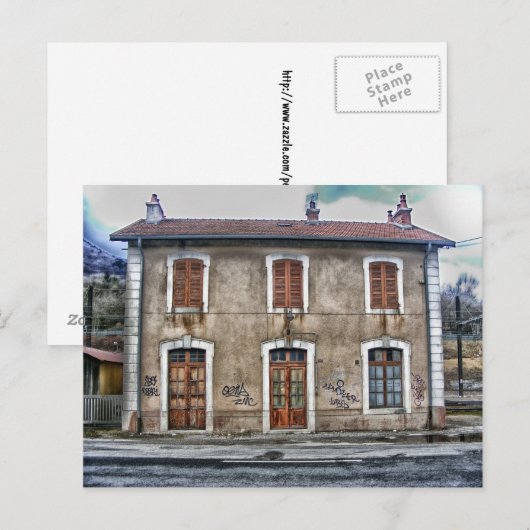 Collonges Ain France Building Structure Briefkaart (Voorkant / Achterkant)