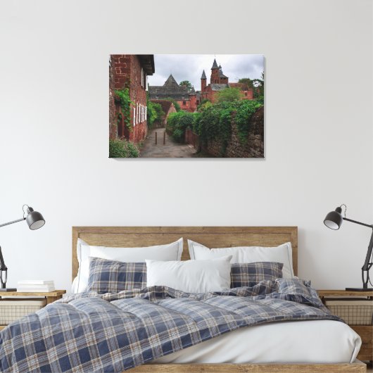 Collonges-la-Rouge, de rode dorpsdoek print (Insitu (Slaapkamer))