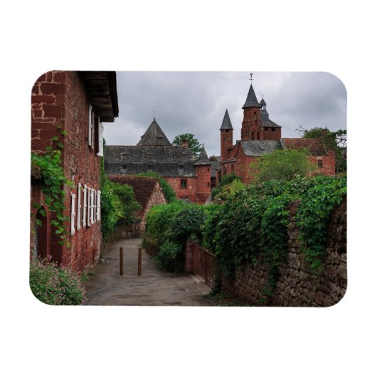 Collonges-la-Rouge, Frankrijk rechthoekige magneet (Horizontaal)