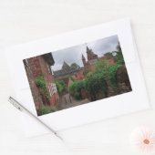 Collonges-la-Rouge, Frankrijk rechthoekige sticker (Envelop)