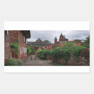 Collonges-la-Rouge, Frankrijk rechthoekige sticker