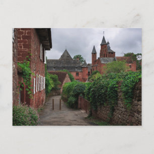Collonges-la-Rouge, het briefkaart van het rode do
