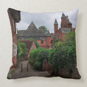 Collonges-la-Rouge, het rode dorp gooit kussen