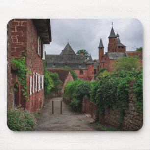 Collonges-la-Rouge, het rode dorpsmousepad Muismat