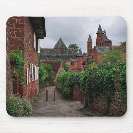 Collonges-la-Rouge, het rode dorpsmousepad Muismat (Voorkant)