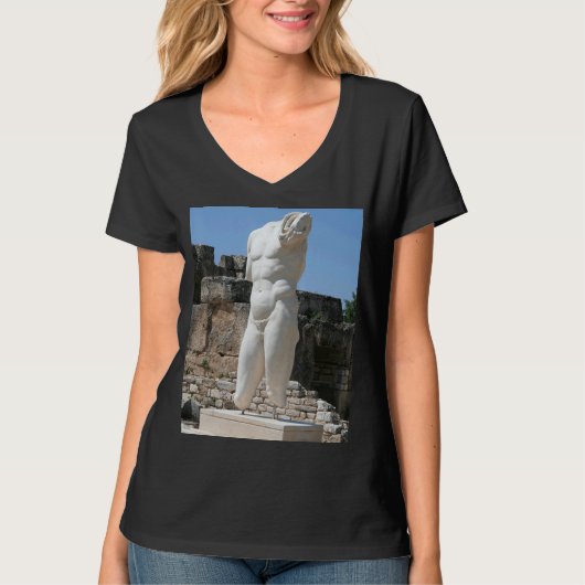 Collosal Torso Statue Hadrianic Bath of Aphrodisia T-shirt (Voorkant)