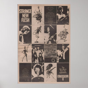 COLLOSEUM 2 Poster - 1976 originele NME - Vreemd