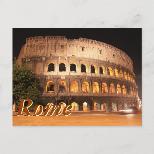 Colloseum in Rome Briefkaart (Voorkant)