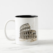 colloseum tweekleurige koffiemok (Links)