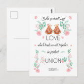 Collossians 3:14 Kleef jezelf met liefde Briefkaart (Voorkant / Achterkant)