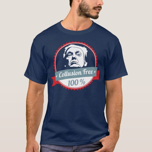 Collusie Free Donald Trump T-shirt (Voorkant)