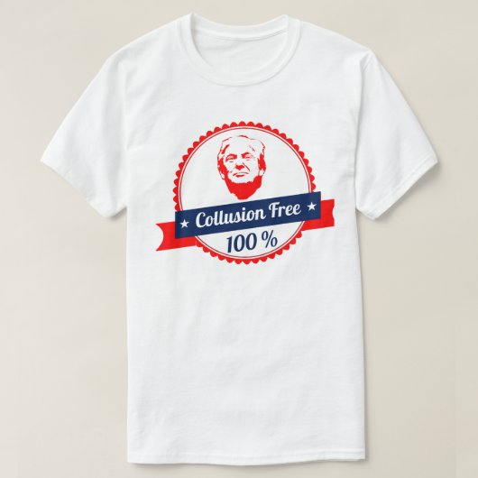Collusie Free Donald Trump T-shirt (Design voorkant)