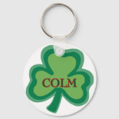 Colm Irish Name Sleutelhanger (Voorkant)