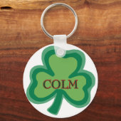 Colm Irish Name Sleutelhanger (Voorkant)