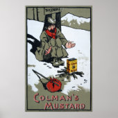Colman's warme mosterd, 1900 poster (Voorkant)