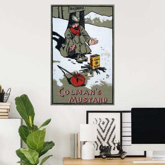 Colman's warme mosterd, 1900 poster (Thuiskantoor)