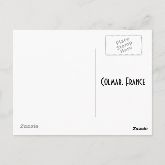 Colmar Briefkaart (Achterkant)