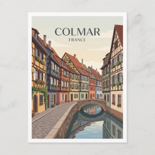 Colmar, Elzas, Frankrijk Briefkaart (Voorkant)