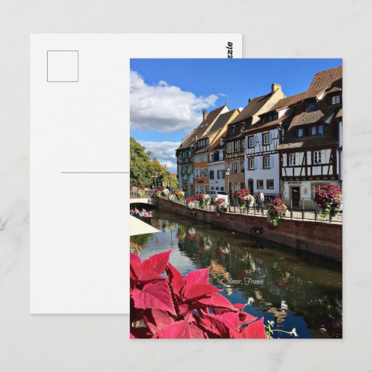 Colmar, Elzas, Frankrijk foto Briefkaart (Voorkant / Achterkant)