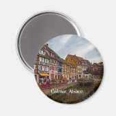 Colmar, Elzas, Frankrijk Magneet (Voorkant / Achterkant)