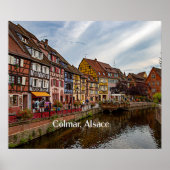 Colmar, Elzas, Frankrijk schilderachtig foto Poster (Voorkant)