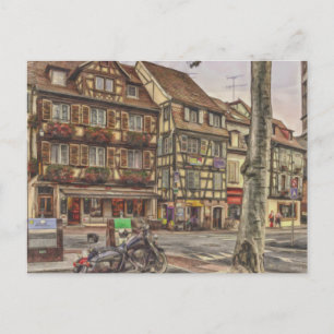 Colmar France Europe Art Briefkaart
