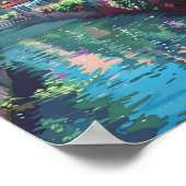 Colmar France Kunst Vintage Reizen Poster (Hoek)