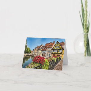 Colmar France Waterverf Kaart