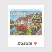 Colmar France Waterverf Sticker (Vel)