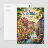 Colmar Frankrijk Briefkaart (Voorkant / Achterkant)