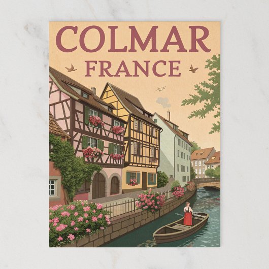 Colmar, Frankrijk Briefkaart