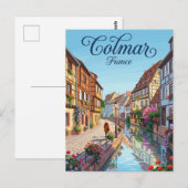 Colmar Frankrijk Briefkaart (Voorkant / Achterkant)