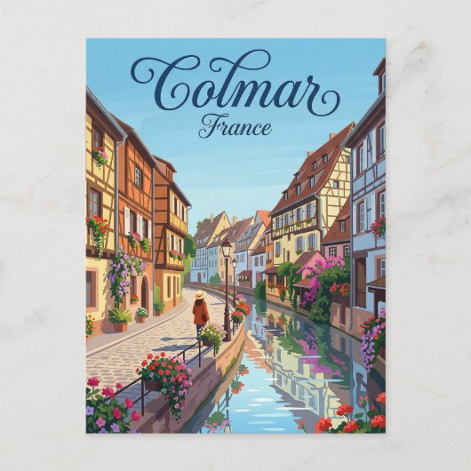 Colmar Frankrijk Briefkaart (Voorkant)