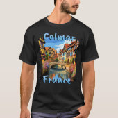 Colmar Frankrijk Half-Timbered Charm T-shirt (Voorkant)