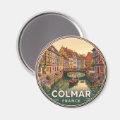 Colmar Frankrijk Magneet (Voorkant / Achterkant)