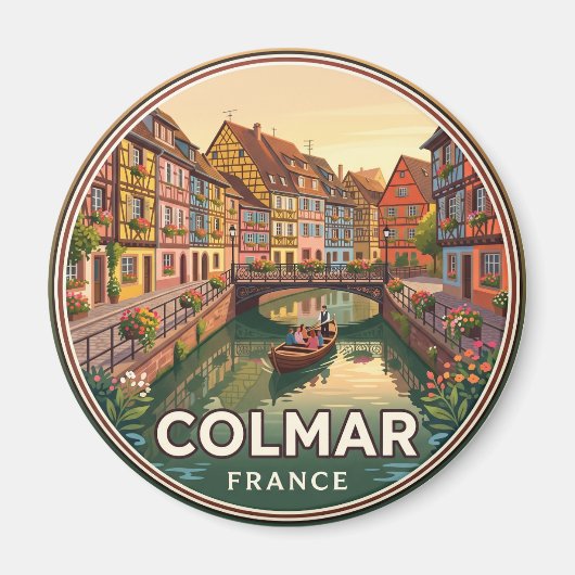 Colmar Frankrijk Magneet (Voorkant)