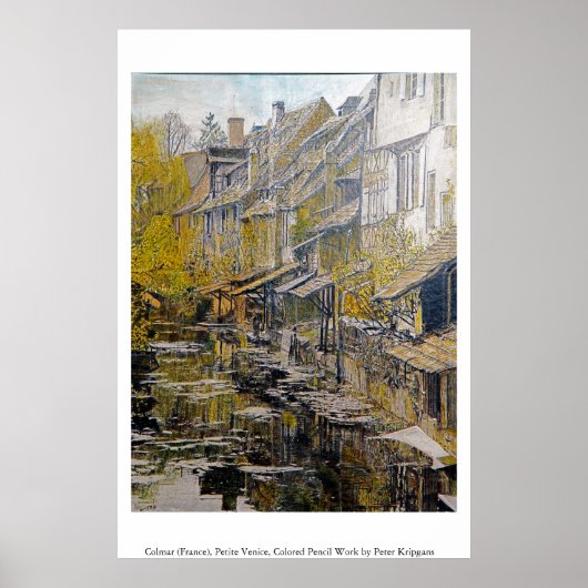 Colmar (Frankrijk), Petite Venice Poster (Voorkant)