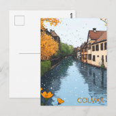 Colmar Frankrijk Reizen Briefkaart (Voorkant / Achterkant)