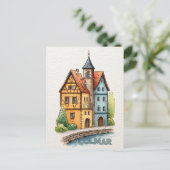 Colmar Frankrijk Reizen Briefkaart (Staand voorkant)