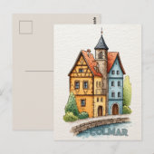 Colmar Frankrijk Reizen Briefkaart (Voorkant / Achterkant)