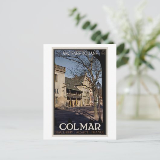 Colmar - Het oude douane-huis Briefkaart (Staand voorkant)