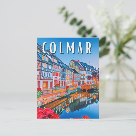 Colmar Photo Vintage Briefkaart (Staand voorkant)