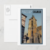 Colmar - St Martins Church Briefkaart (Voorkant / Achterkant)