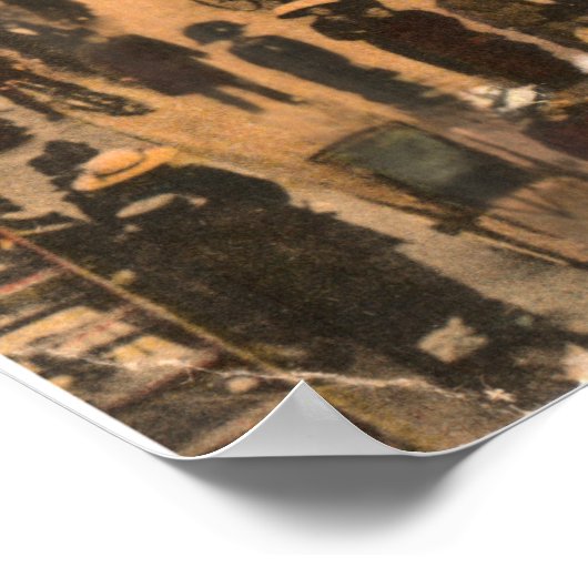 Cöln am Rhein - Keulen - Hohe Straße Poster (Hoek)